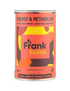 Плодови дъвчащи таблетки с мед, йод и Б комплекс, Frank fruities, 80 бр