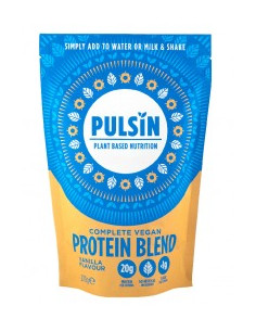 Растителен протеинов микс на прах Ванилия, Pulsin, 270 г