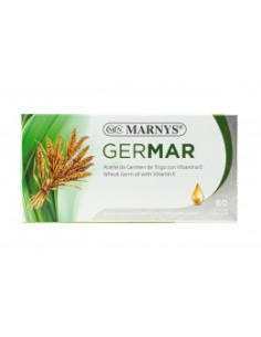 ГерМар - формула с масло от пшеничен зародиш за подхранена и блестяща коса, Marnys, 60 капс