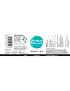 Екстракт от репей и глухарче - 60 капсули 2