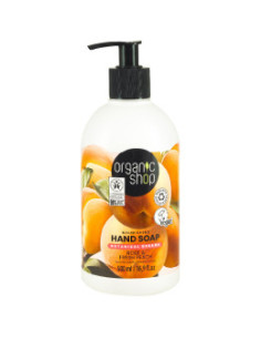 Подхранващ течен сапун Роза и праскова, Organic Shop, 500 мл