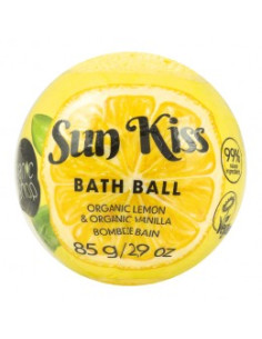 Бомбичка за вана Лимон и ванилия, Organic Shop, 85 г