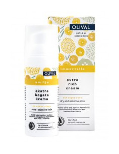 Нощен крем с масло от безсмъртниче - 50 мл