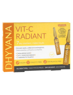 Ампули за лице Vit-C Radiant, Dhyvana, 7 бр