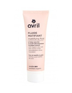 Матиращ флуид за комбинирана и мазна кожа - био, Avril, 50 мл
