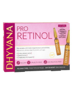 Ампули за лице Pro Retinol, Dhyvana, 7 бр