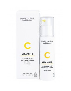Озаряващ крем за лице с витамин С, Madara, 50 мл