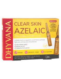 Ампули за лице Clear skin Azelaic, Dhyvana, 7 бр