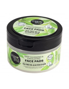 Почистващи и ексфолиращи тампони за лице, Organic Shop, 20 бр