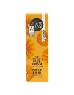 Серум за лице Тиква и мед, за мазна кожа, Organic Shop, 30 мл