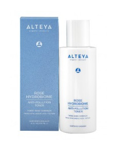 Почистващ тоник за лице Rose Hydrobiome - био, Alteya Organics, 120 мл