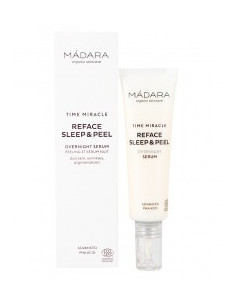 Нощен серум за лице с PHA при бръчки и тъмни петна, Madara, 30 мл
