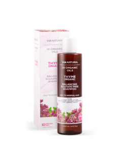 Органик балансиращ безсулфатен шампоан Мащерка VIA NATURAL 250 ml