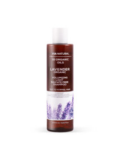 Органик за обем безсулфатен шампоан Лавандула VIA NATURAL 250 ml 2
