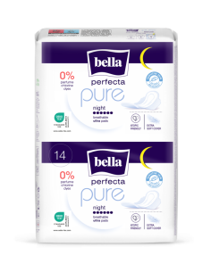 Дамски превръзки Bella Perfecta Pure НОЩНИ, 14 бр.