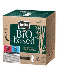 Дамски превръзки Bella Bio Based нощни, 7бр