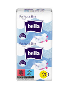 Дамски превръзки Bella Perfecta Slim Blue памук 20бр