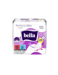 Дамски превръзки Bella Perfecta Slim Violet Deo Fresh коприна 10бр