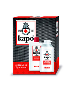 Подаръчен Комплект Каро Шампоан Classic 400 мл + Пяна за бръснене Classic 300 мл