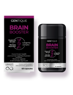 Хранителна добавка Gentique Longevity, Мозъчна дейност, 60 капсули