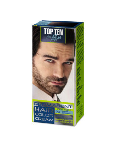 Мъжка боя за коса, брада и мустаци Top Ten – Тъмно кестеняв