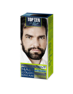 Мъжка боя за коса, брада и мустаци Top Ten – Черен