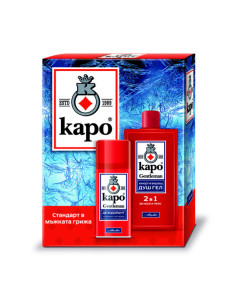 Подаръчен Комплект Каро Душгел 2в1 Gentleman 400 мл + Део Спрей Gentleman 150 мл