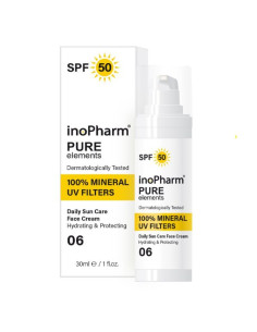 Слънцезащитен крем за лице InoPharm PE SPF 50, 30мл
