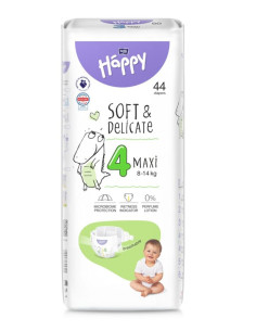 Bella Happy Maxi пелени, 8-18кг, 44бр.