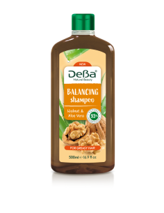 Шампоан с орех и алое DeBa Natural Beauty, 500мл