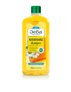 Шампоан за увредена коса с лайка и мед DeBa Natural Beauty, 500мл