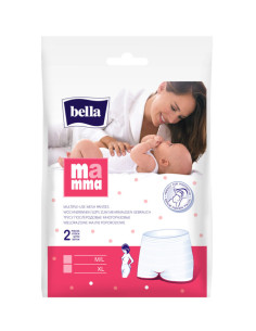 Bella Mamma Еластични гащи за родилки XL, 2бр