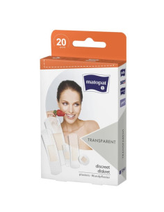 Пластир Matopat Transparent, 20 бр.