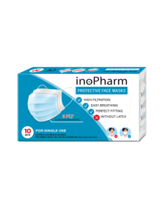 Предпазни маски InoPharm, кутия,10 бр.