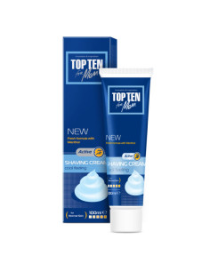 Top Ten for Men Active Cool Feeling Крем за бръснене за мъже 100 мл