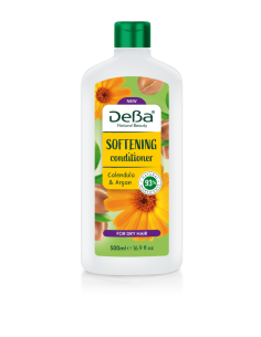 Балсам за суха коса с невен и арган DeBa Natural, 500мл