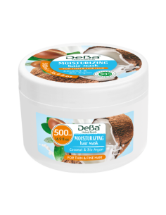 Маска за тънка коса с кокос и арган DeBa Natural Beauty, 500мл