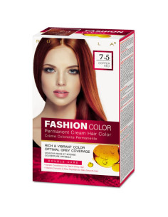 Боя за коса Fashion Color – Медeно червен