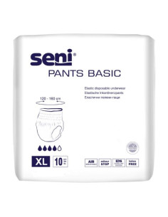 Еластични абсорбиращи гащи Seni Pants Basic, XL, 10бр