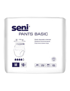 Еластични абсорбиращи гащи Seni Pants Basic, M, 10бр