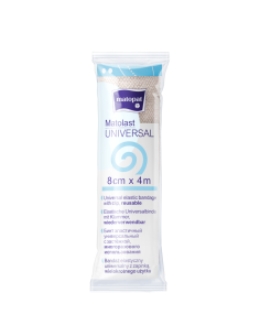 MATOLAST UNIVERSAL Еластичен бинт за многократна употреба, 8см. х 4 см. бежов