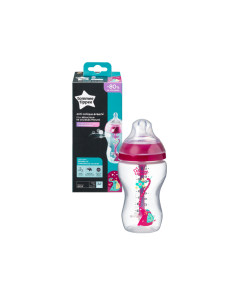 Бебешко шише за хранене Tommee Tippee Anti-Colic, 340мл. розово