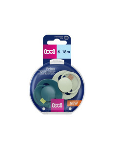 Lovi - Силиконова залъгалка Prime, Pistachio, 2 броя, 6-18м 2