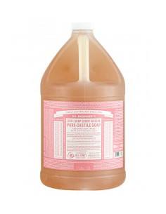 Кастилски сапун с цвят от череша - наливен, Dr. Bronners, 50 мл /100 мл /200 мл /500 мл /1 Л /3.8 Л