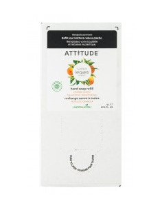Течен сапун за ръце Оrange leaves - наливен, Attitude, 100 мл /200 мл /500 мл /1 Л /2 Л