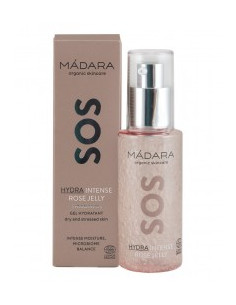 Овлажняващ гел за лице с пробиотици и хиалурон - био, Madara, 75 мл
