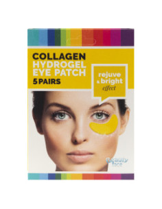 Пачове за очи с колагенов хидрогел, с подмладяващ и изсветляващ ефект, Intelligent Skin Therapy, 5 бр