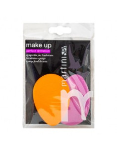 Овална гъба за нанасяне на грим, Martini Spa, 2 бр