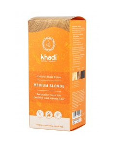 Билкова боя за коса - Средно рус цвят