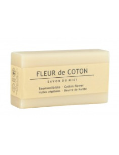 Сапун с аромат Памуково цвете - био, Savon du Midi, 100 г